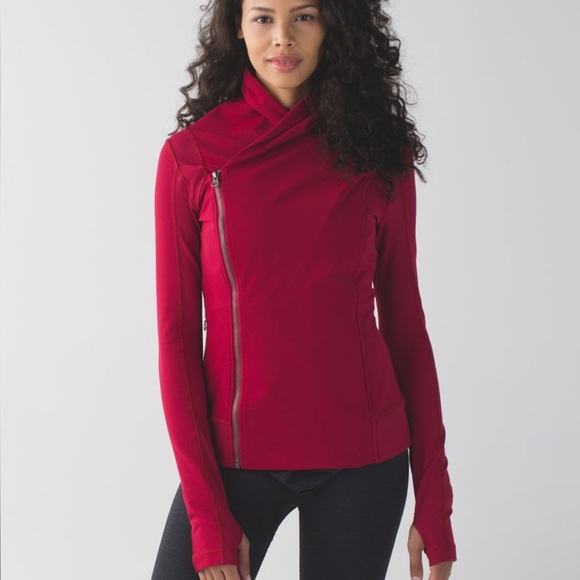 Lululemon Bhatki Yoga Jacket, Cranberry - Picture 1 of 6